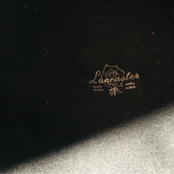 VTG 60s Lancaster Black Derby Cloche Hat Ladies Retro ChaplinStyle Bow 100%Wool - Picture 8 of 10